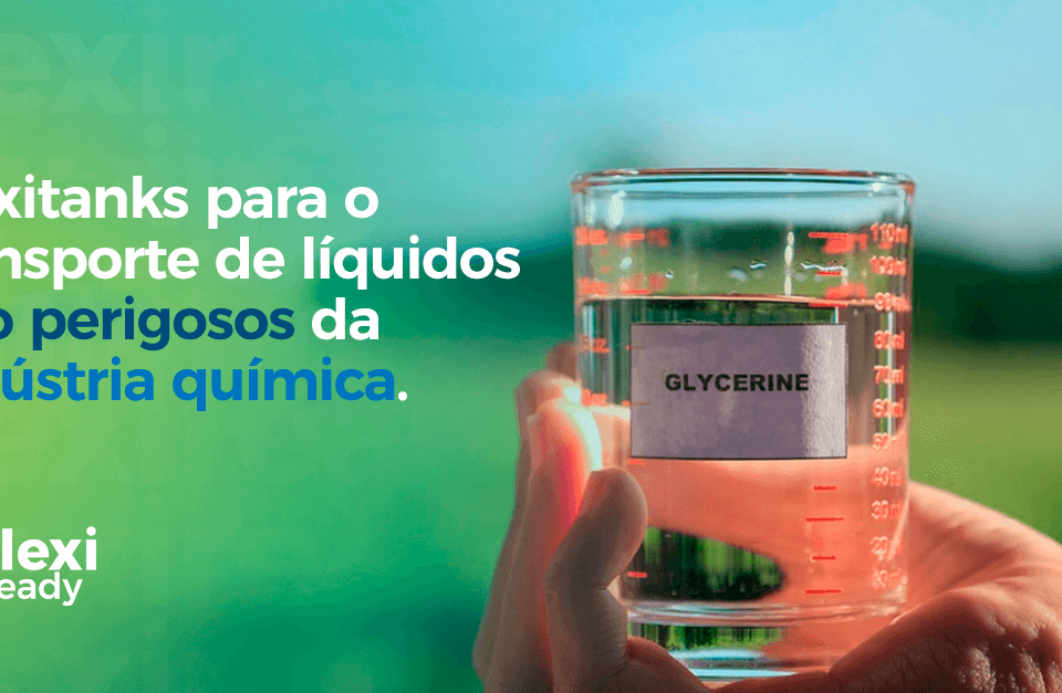 Flexitanks para o transporte de líquidos não perigosos da indústria química